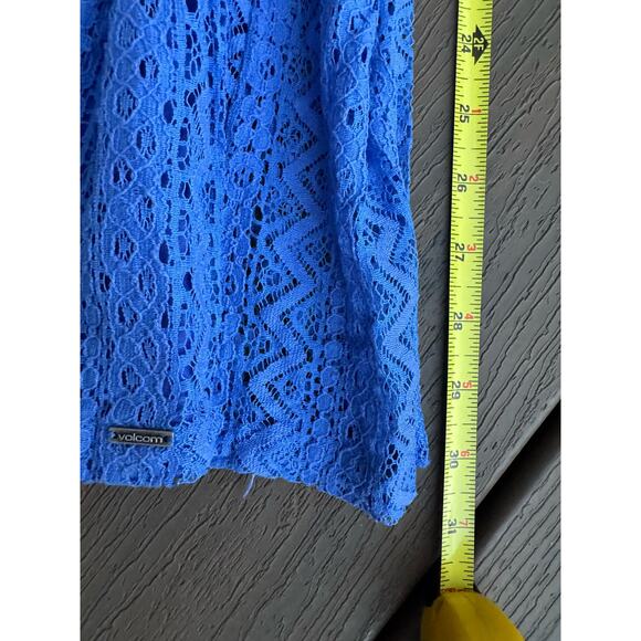 Periwinkle Blue Volcom Racerback Babydoll Dress, S - Picture 11 of 12